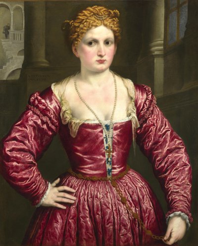 Porträt einer jungen Frau von Paris Bordone